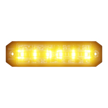 Ultra 6 LED Grill Light Head - Amber